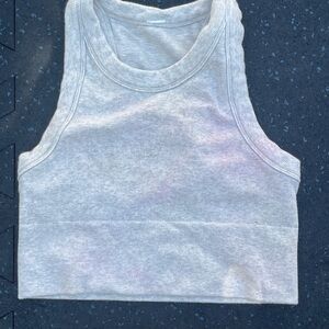 ALO Yoga Gray Crop Top